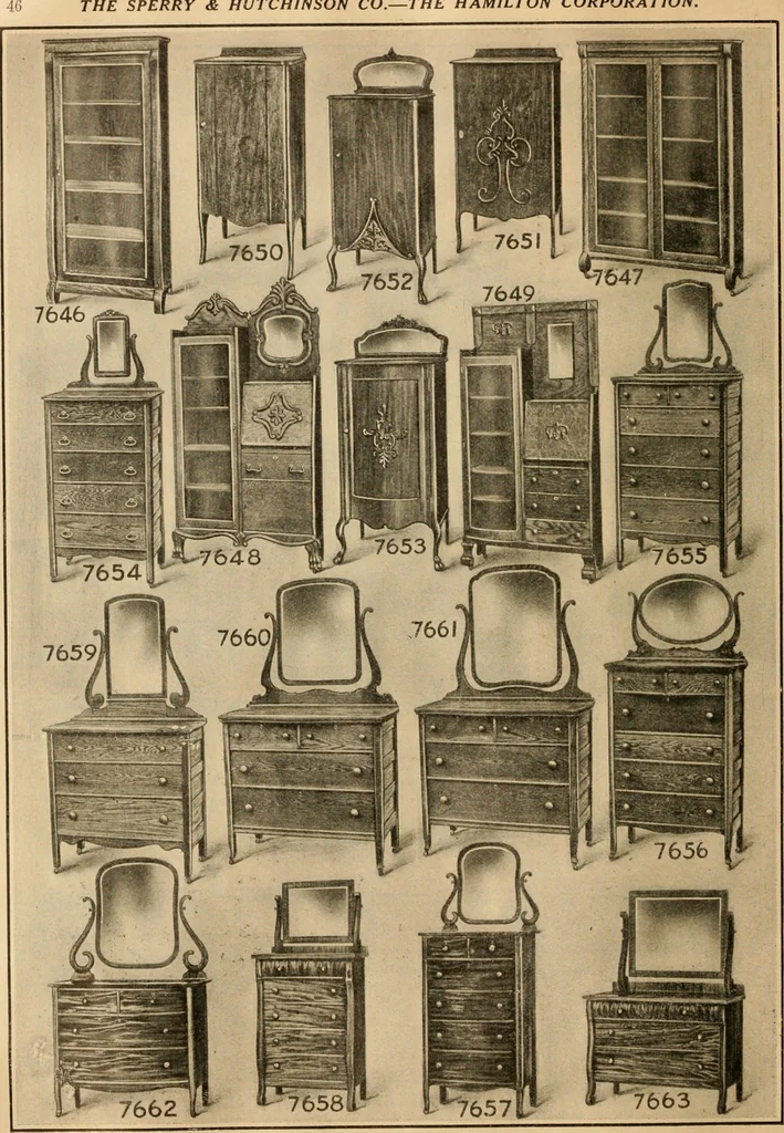 An illustration from Catalog "T" of standard merchandise : obtainable in exchange for S, 1915, leaf 49