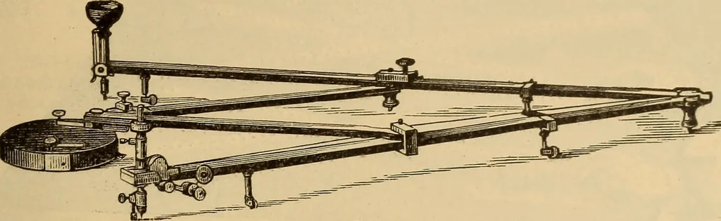 An illustration from Catalogue. A.H. Abbott & co., manufacturers and importers of mathematical and surveying instruments and drawing materials of every description .., 1896, leaf 104