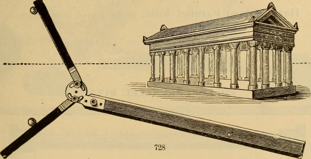 An illustration from Catalogue. A.H. Abbott & co., manufacturers and importers of mathematical and surveying instruments and drawing materials of every description .., 1896, leaf 106