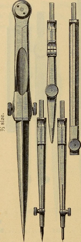 An illustration from Catalogue. A.H. Abbott & co., manufacturers and importers of mathematical and surveying instruments and drawing materials of every description .., 1896, leaf 37