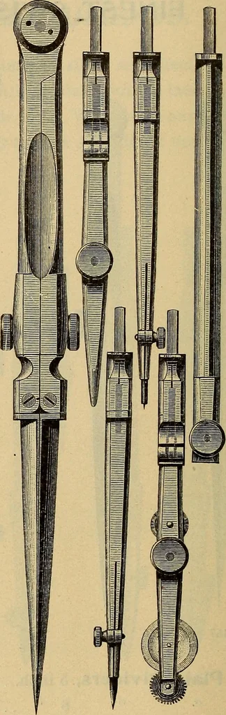 An illustration from Catalogue. A.H. Abbott & co., manufacturers and importers of mathematical and surveying instruments and drawing materials of every description .., 1896, leaf 37