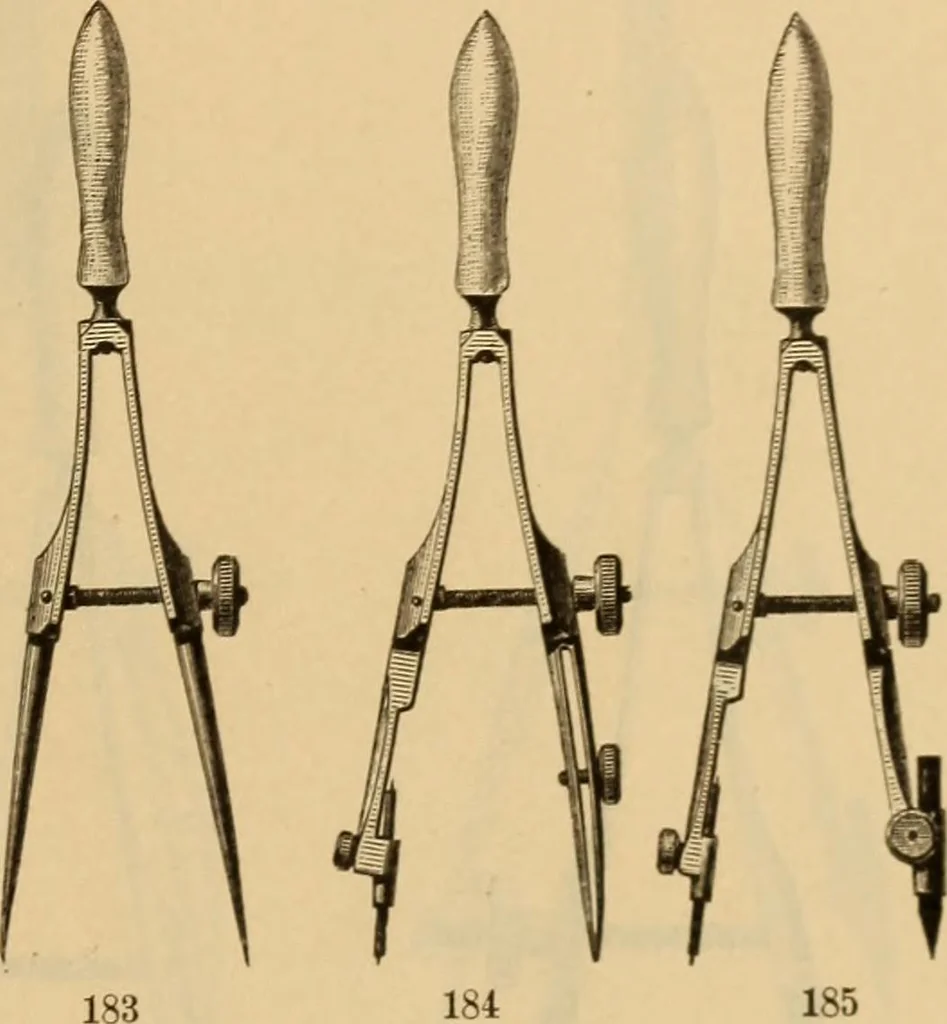 An illustration from Catalogue. A.H. Abbott & co., manufacturers and importers of mathematical and surveying instruments and drawing materials of every description .., 1896, leaf 42