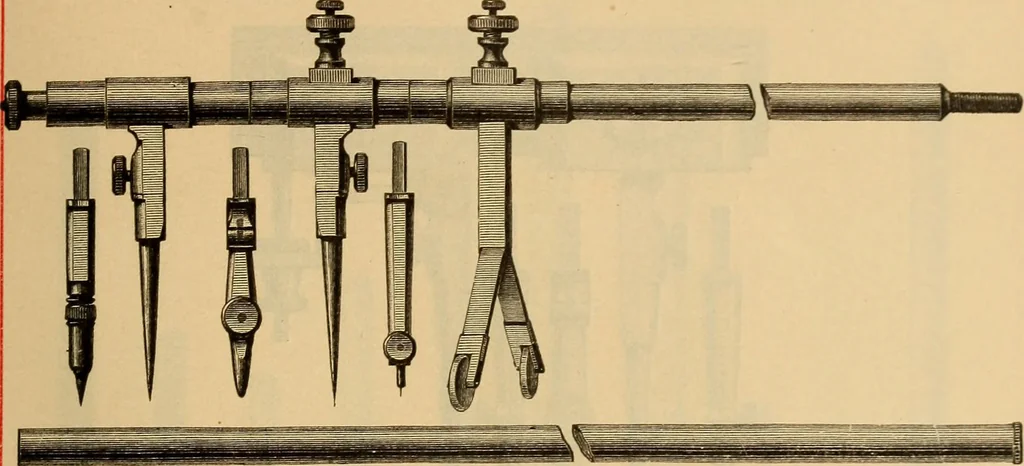 An illustration from Catalogue. A.H. Abbott & co., manufacturers and importers of mathematical and surveying instruments and drawing materials of every description .., 1896, leaf 46