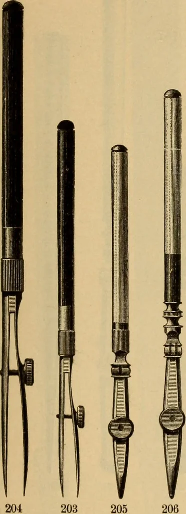 An illustration from Catalogue. A.H. Abbott & co., manufacturers and importers of mathematical and surveying instruments and drawing materials of every description .., 1896, leaf 48