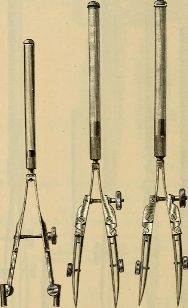 An illustration from Catalogue. A.H. Abbott & co., manufacturers and importers of mathematical and surveying instruments and drawing materials of every description .., 1896, leaf 49