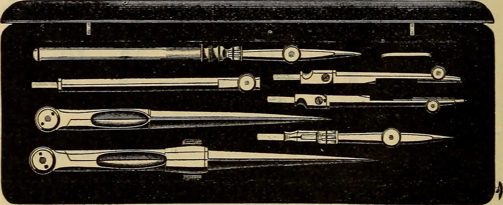 An illustration from Catalogue. A.H. Abbott & co., manufacturers and importers of mathematical and surveying instruments and drawing materials of every description .., 1896, leaf 51