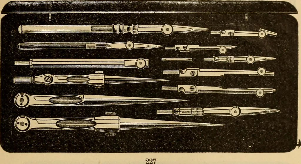 An illustration from Catalogue. A.H. Abbott & co., manufacturers and importers of mathematical and surveying instruments and drawing materials of every description .., 1896, leaf 52