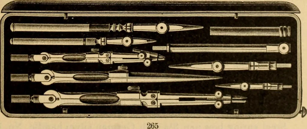 An illustration from Catalogue. A.H. Abbott & co., manufacturers and importers of mathematical and surveying instruments and drawing materials of every description .., 1896, leaf 60