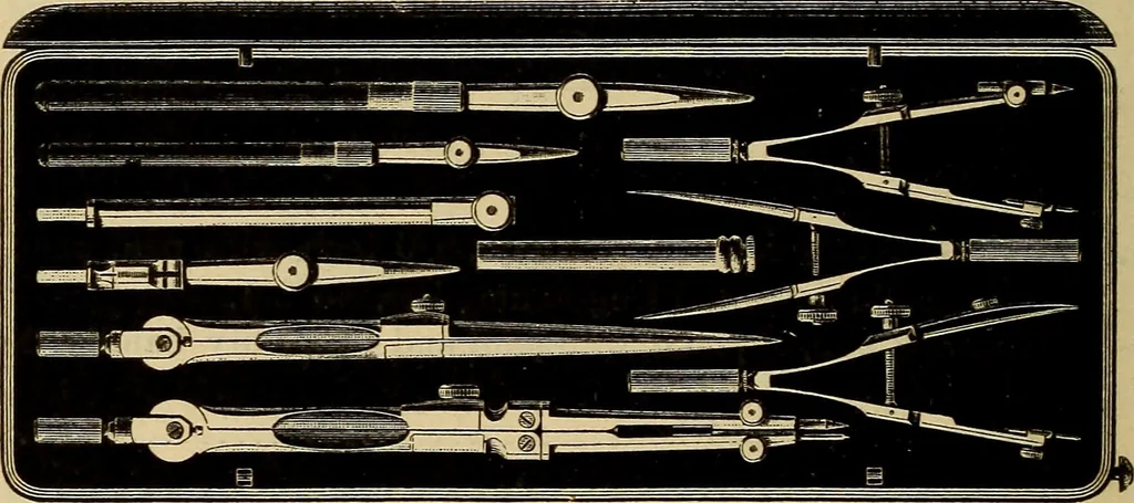 An illustration from Catalogue. A.H. Abbott & co., manufacturers and importers of mathematical and surveying instruments and drawing materials of every description .., 1896, leaf 61