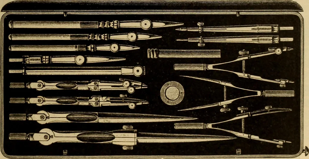 An illustration from Catalogue. A.H. Abbott & co., manufacturers and importers of mathematical and surveying instruments and drawing materials of every description .., 1896, leaf 62