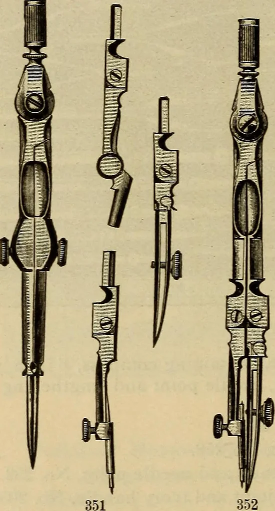 An illustration from Catalogue. A.H. Abbott & co., manufacturers and importers of mathematical and surveying instruments and drawing materials of every description .., 1896, leaf 65