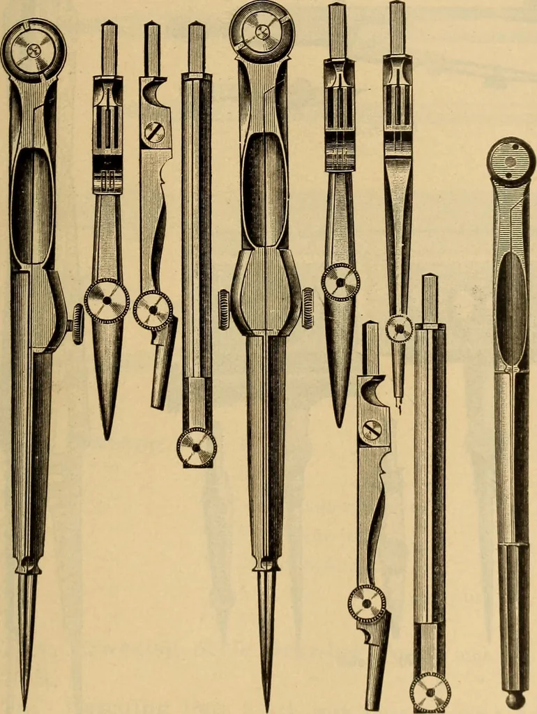An illustration from Catalogue. A.H. Abbott & co., manufacturers and importers of mathematical and surveying instruments and drawing materials of every description .., 1896, leaf 66