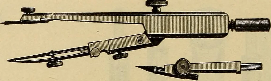 An illustration from Catalogue. A.H. Abbott & co., manufacturers and importers of mathematical and surveying instruments and drawing materials of every description .., 1896, leaf 67