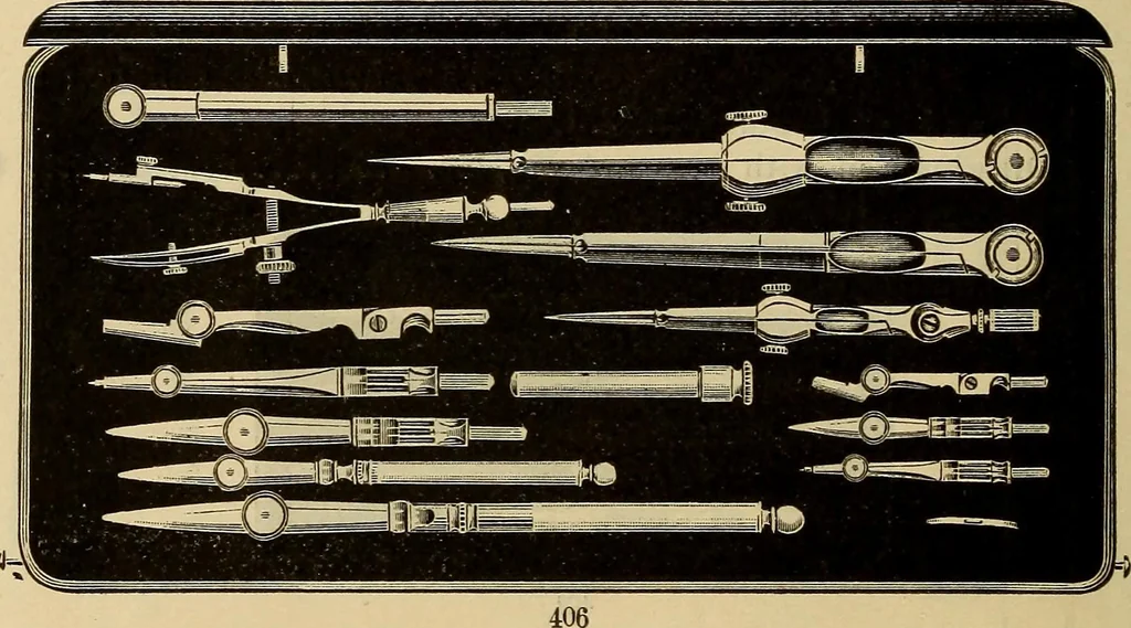 An illustration from Catalogue. A.H. Abbott & co., manufacturers and importers of mathematical and surveying instruments and drawing materials of every description .., 1896, leaf 73