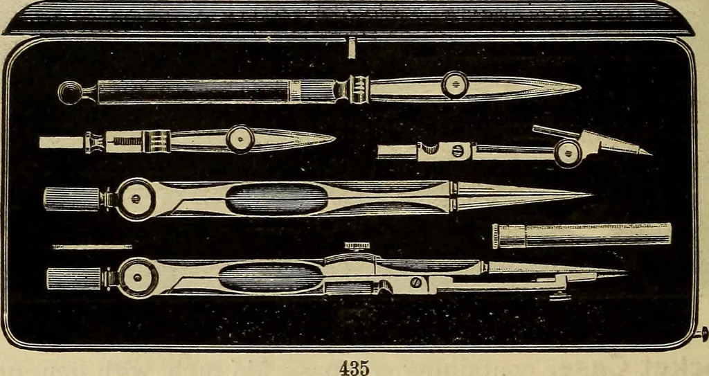 An illustration from Catalogue. A.H. Abbott & co., manufacturers and importers of mathematical and surveying instruments and drawing materials of every description .., 1896, leaf 79