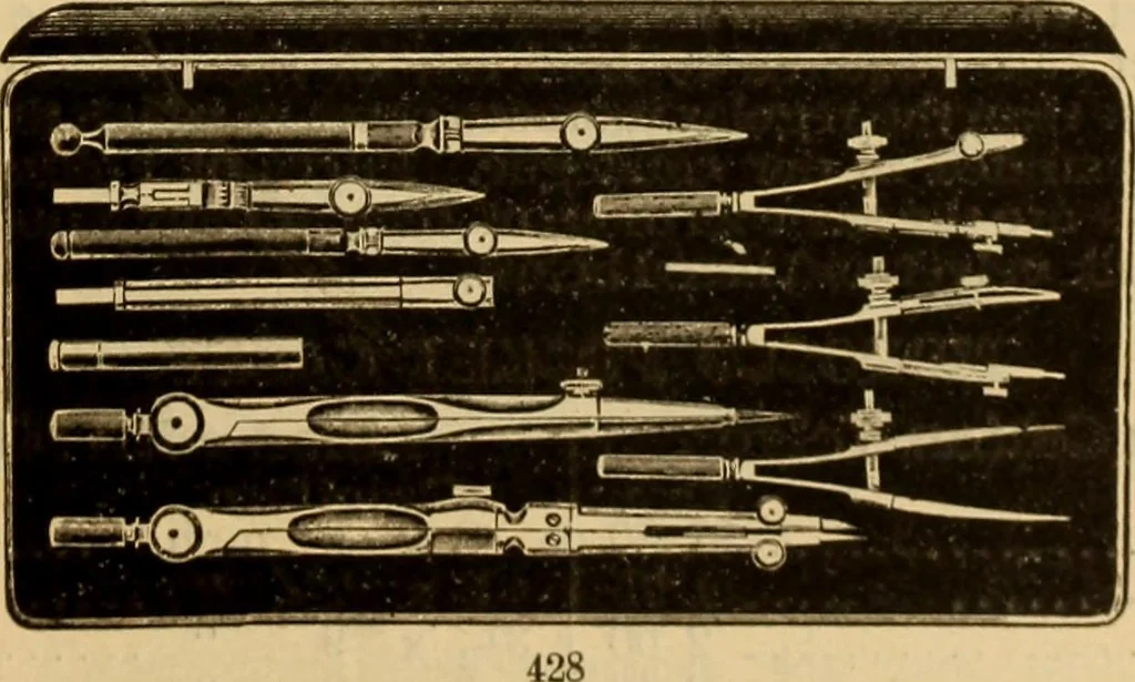 An illustration from Catalogue. A.H. Abbott & co., manufacturers and importers of mathematical and surveying instruments and drawing materials of every description .., 1896, leaf 80