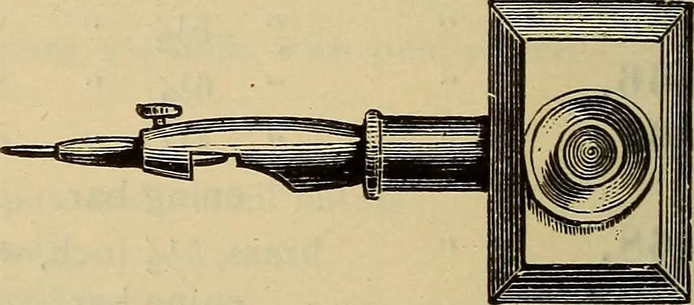 An illustration from Catalogue. A.H. Abbott & co., manufacturers and importers of mathematical and surveying instruments and drawing materials of every description .., 1896, leaf 85