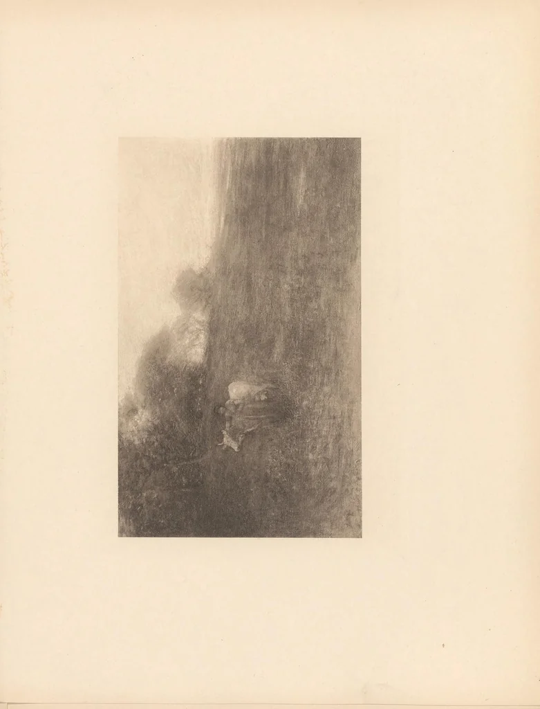 An illustration from Catalogue of American paintings belonging to William T. Evans : to be sold at unreserved public sale at Chickering Hall .., 1900, leaf 215