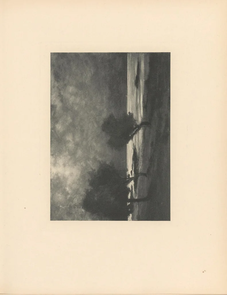 An illustration from Catalogue of American paintings belonging to William T. Evans : to be sold at unreserved public sale at Chickering Hall .., 1900, leaf 285