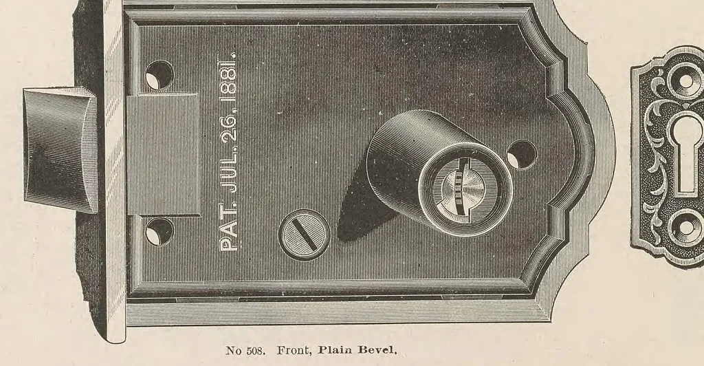 An illustration from Catalogue of builders' hardware, 1887, leaf 208