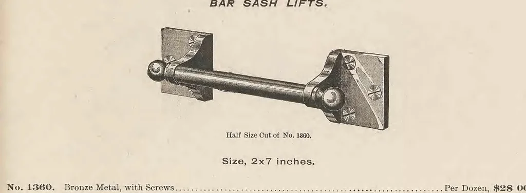 An illustration from Catalogue of builders' hardware, 1887, leaf 527