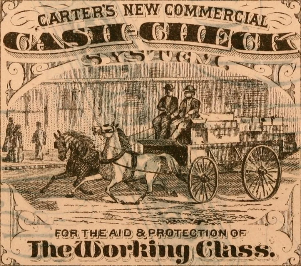 An illustration from Catalogue : Carter's oil chromos, Carter's popular crayons., 1877, leaf 1
