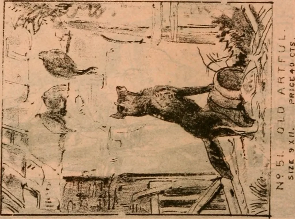 An illustration from Catalogue : Carter's oil chromos, Carter's popular crayons., 1877, leaf 23