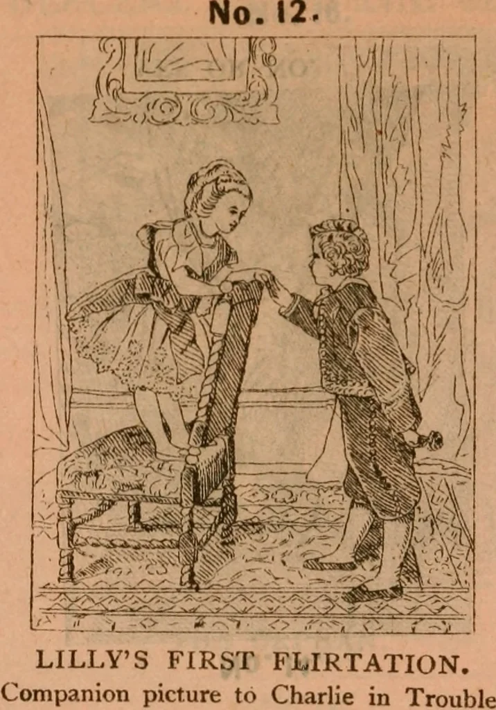 An illustration from Catalogue : Carter's oil chromos, Carter's popular crayons., 1877, leaf 32