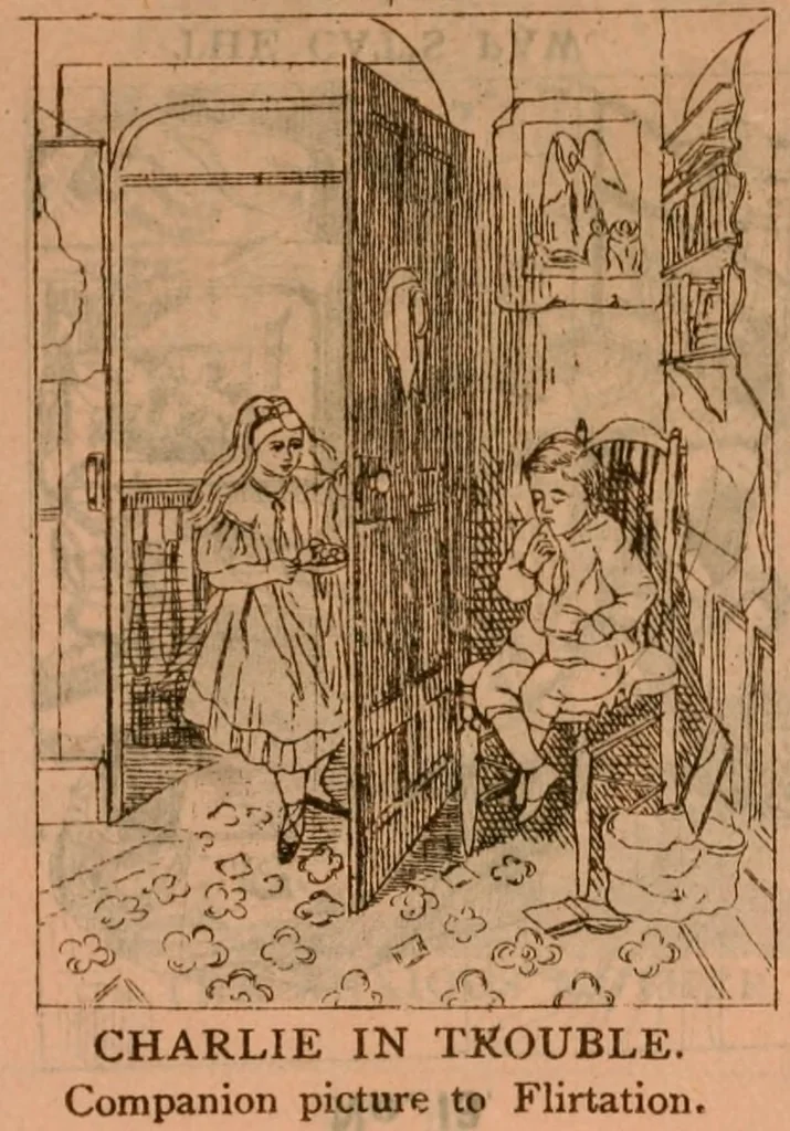 An illustration from Catalogue : Carter's oil chromos, Carter's popular crayons., 1877, leaf 32