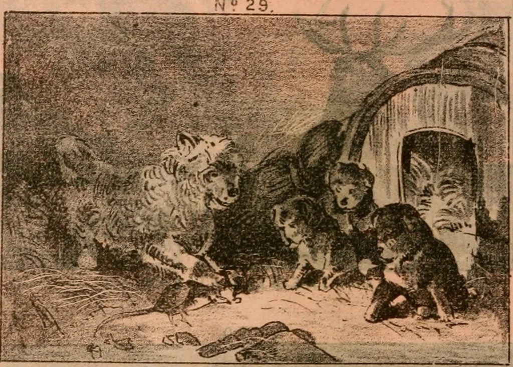 An illustration from Catalogue : Carter's oil chromos, Carter's popular crayons., 1877, leaf 41