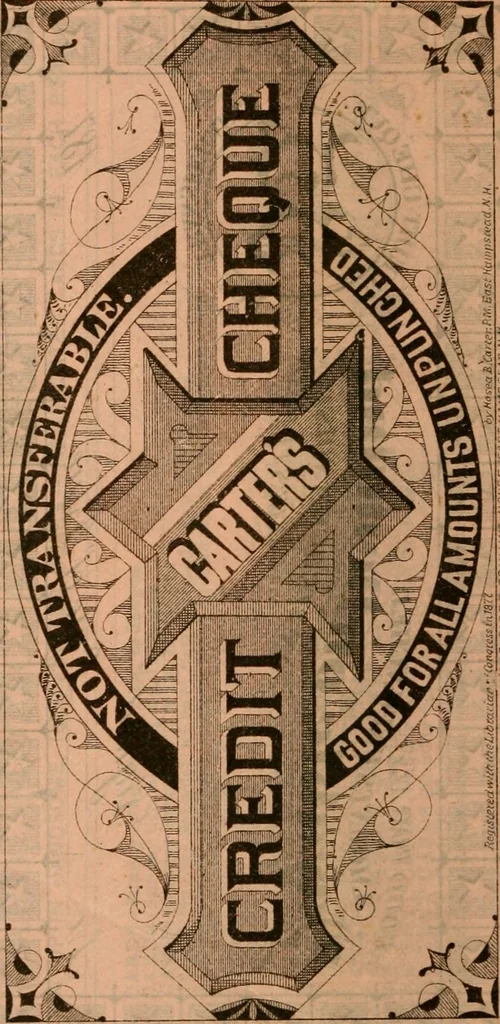 An illustration from Catalogue : Carter's oil chromos, Carter's popular crayons., 1877, leaf 47
