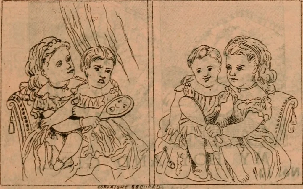 An illustration from Catalogue : Carter's oil chromos, Carter's popular crayons., 1877, leaf 8