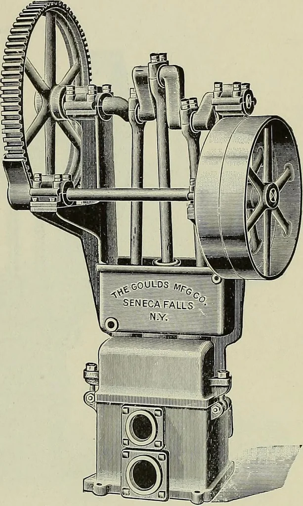An illustration from Catalogue "C" of pumps and hydraulic machinery for every service .., 1903, leaf 104