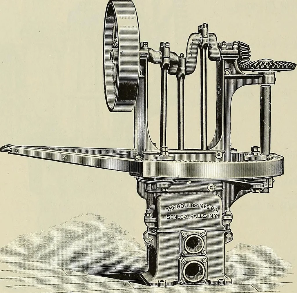 An illustration from Catalogue "C" of pumps and hydraulic machinery for every service .., 1903, leaf 105