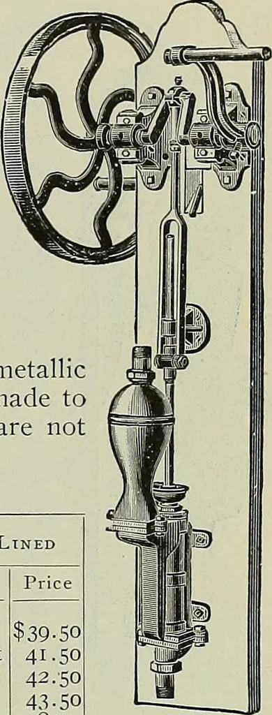 An illustration from Catalogue "C" of pumps and hydraulic machinery for every service .., 1903, leaf 136
