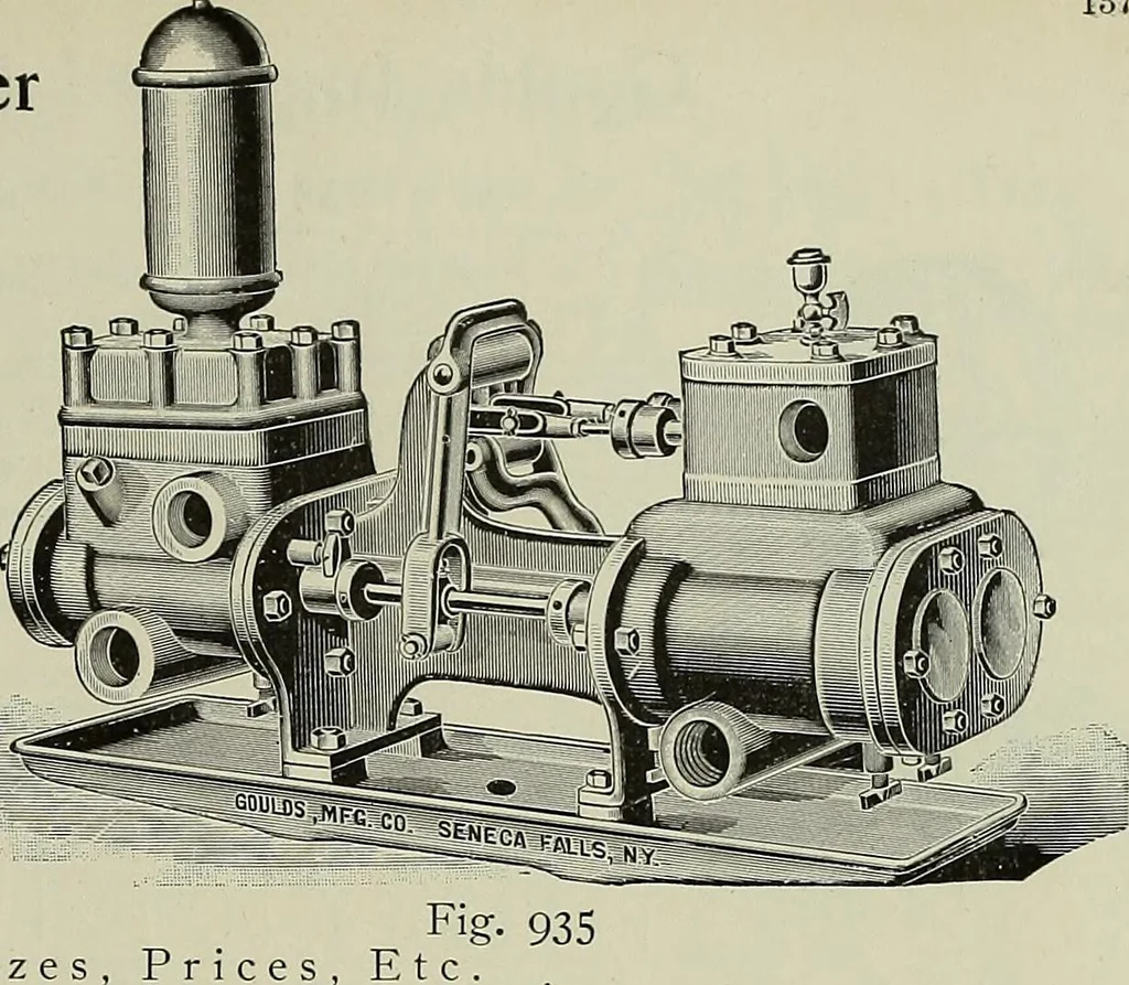 An illustration from Catalogue "C" of pumps and hydraulic machinery for every service .., 1903, leaf 142