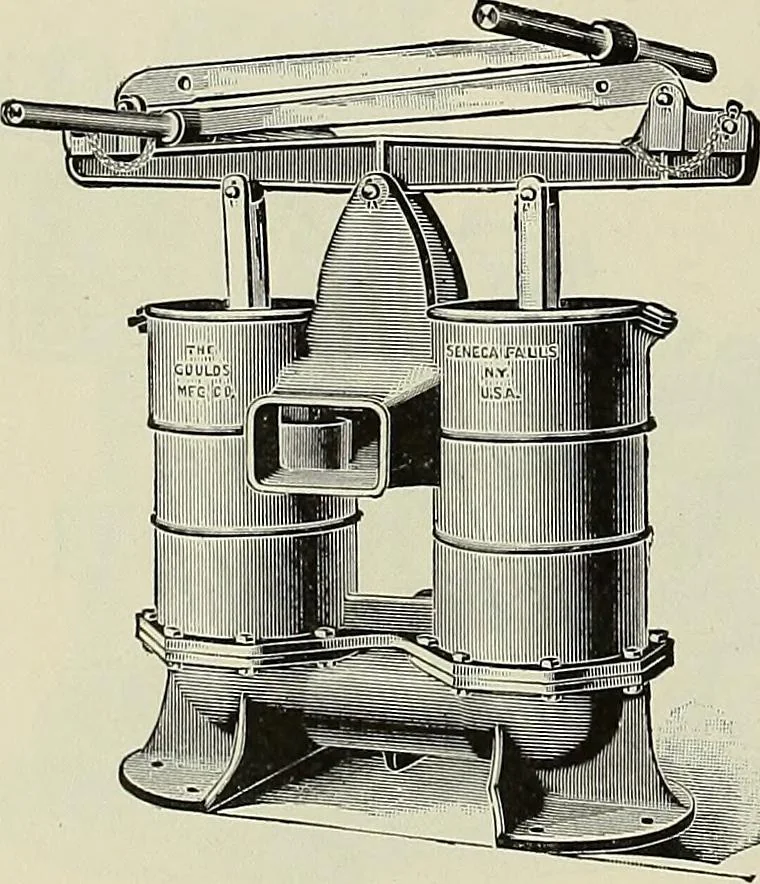 An illustration from Catalogue "C" of pumps and hydraulic machinery for every service .., 1903, leaf 155
