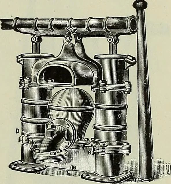 An illustration from Catalogue "C" of pumps and hydraulic machinery for every service .., 1903, leaf 156