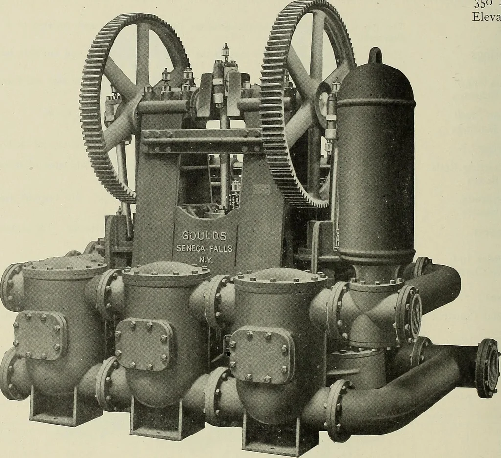 An illustration from Catalogue "C" of pumps and hydraulic machinery for every service .., 1903, leaf 203