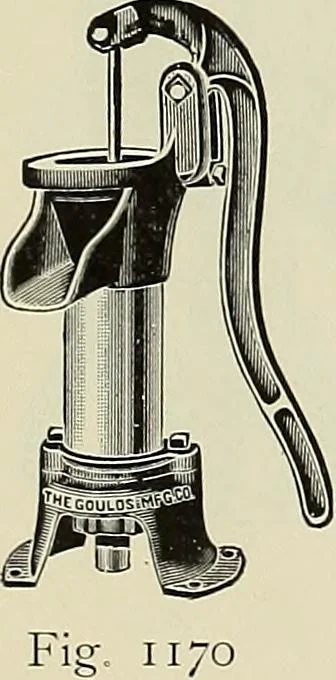An illustration from Catalogue "C" of pumps and hydraulic machinery for every service .., 1903, leaf 23