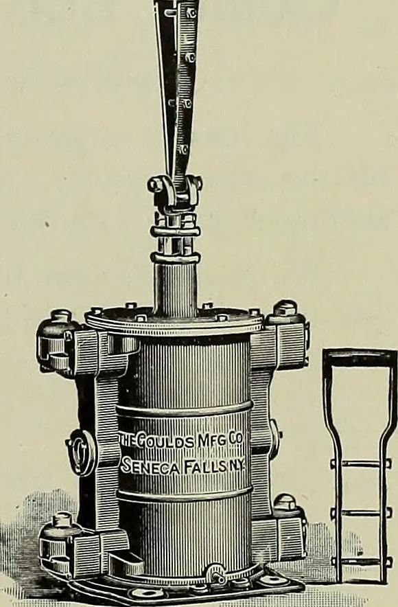An illustration from Catalogue "C" of pumps and hydraulic machinery for every service .., 1903, leaf 242