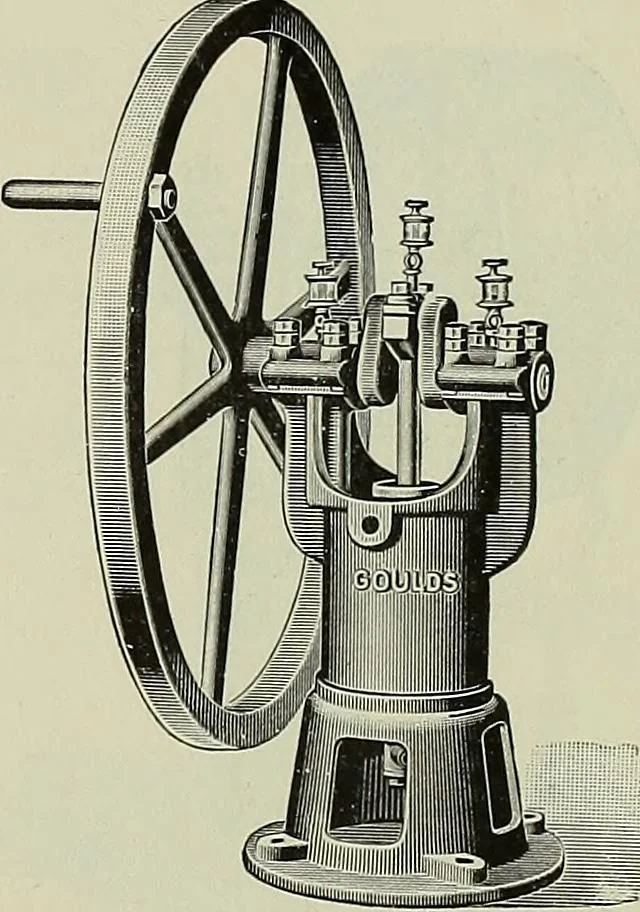 An illustration from Catalogue "C" of pumps and hydraulic machinery for every service .., 1903, leaf 246