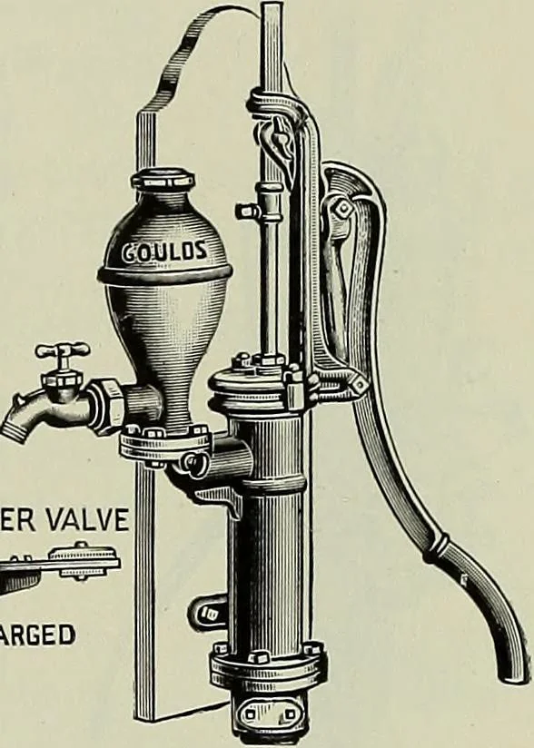 An illustration from Catalogue "C" of pumps and hydraulic machinery for every service .., 1903, leaf 96