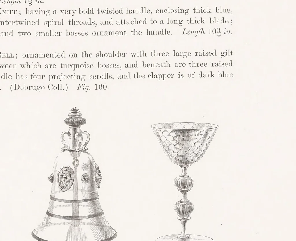 An illustration from Catalogue of the collection of glass formed by Felix Slade .., 1871, leaf 213