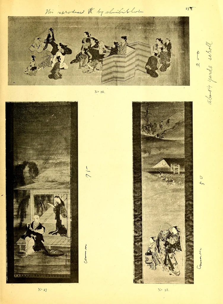 An illustration from Catalogue de cent peintures originales de l'ukiyo-e, 1916, leaf 49