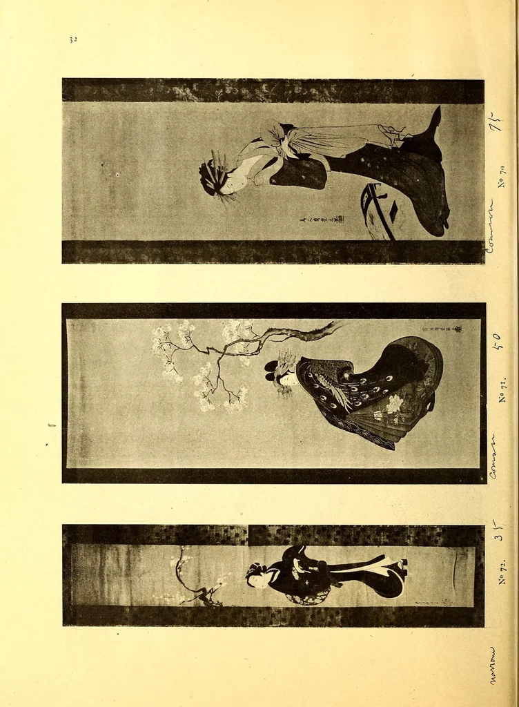 An illustration from Catalogue de cent peintures originales de l'ukiyo-e, 1916, leaf 68