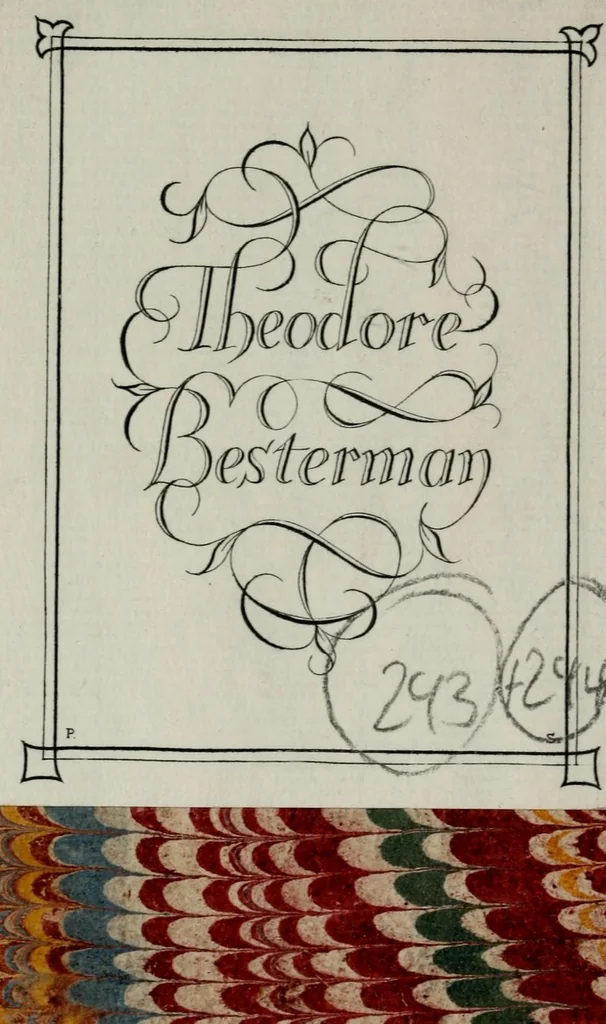 An illustration from Catalogue de livres d'estampes et de figures en taille-douce : avec un dénombrement des pieces qui y sont contenuës, 1666, leaf 2
