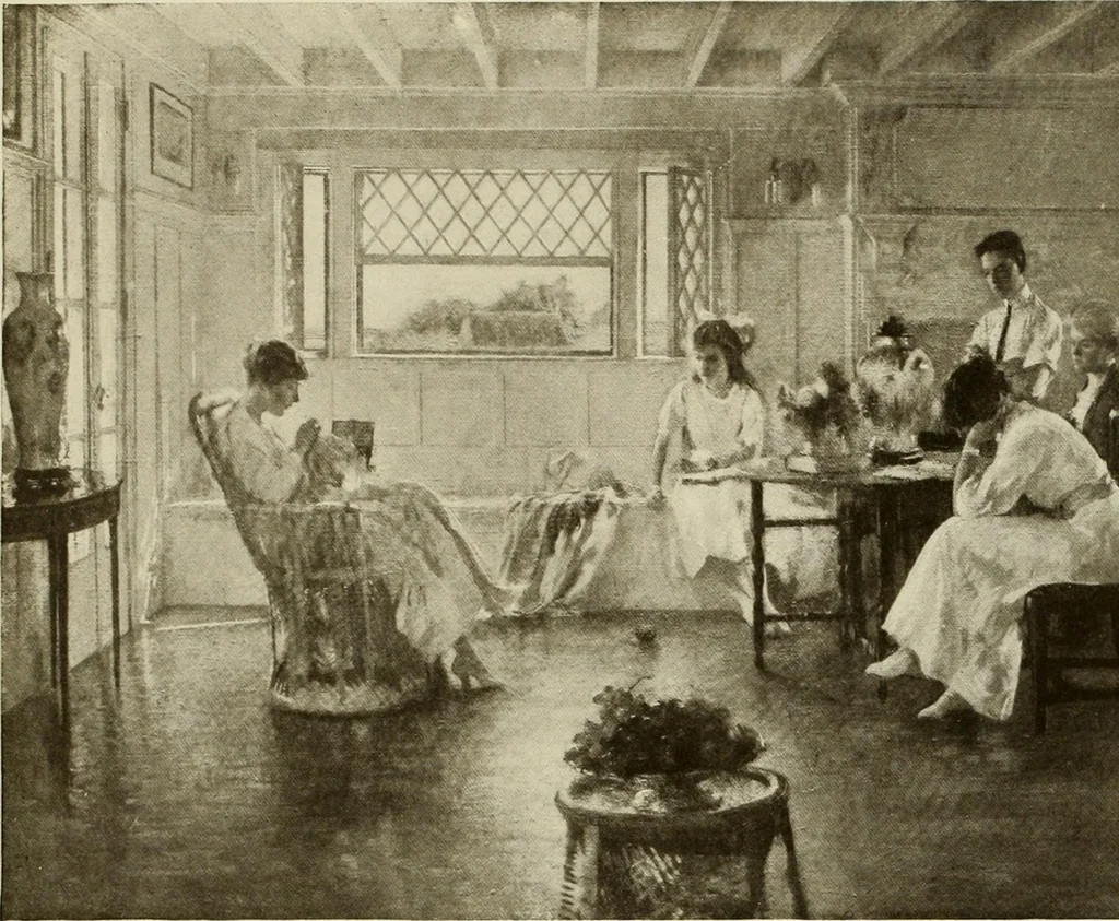 An illustration from Catalogue de luxe of the Department of Fine Arts, Panama-Pacific International Exposition, 1915, leaf 110