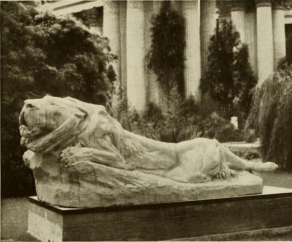 An illustration from Catalogue de luxe of the Department of Fine Arts, Panama-Pacific International Exposition, 1915, leaf 140