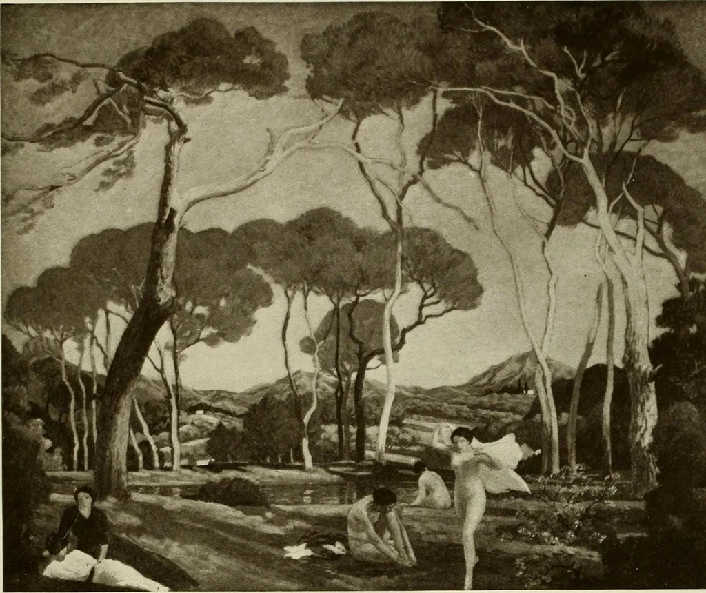 An illustration from Catalogue de luxe of the Department of Fine Arts, Panama-Pacific International Exposition, 1915, leaf 372